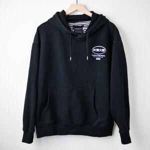 Denim & Flower Ricky Singh Hoodie XL Black Japanese Graphic Streetwear Tokyo